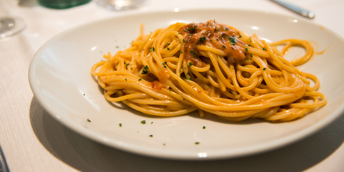 spaghetti and urchin Spaghetti ai ricci di mare